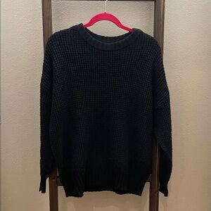 American Eagle Outfitters Black Crew Neck Sweater